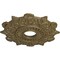 Ekena Millwork Preston Ceiling Medallion (Fits Canopies up to 4"), 17 1/2"OD x 4"ID x 1"P, Mississippi Mud CM17PRMMF - alternate 2